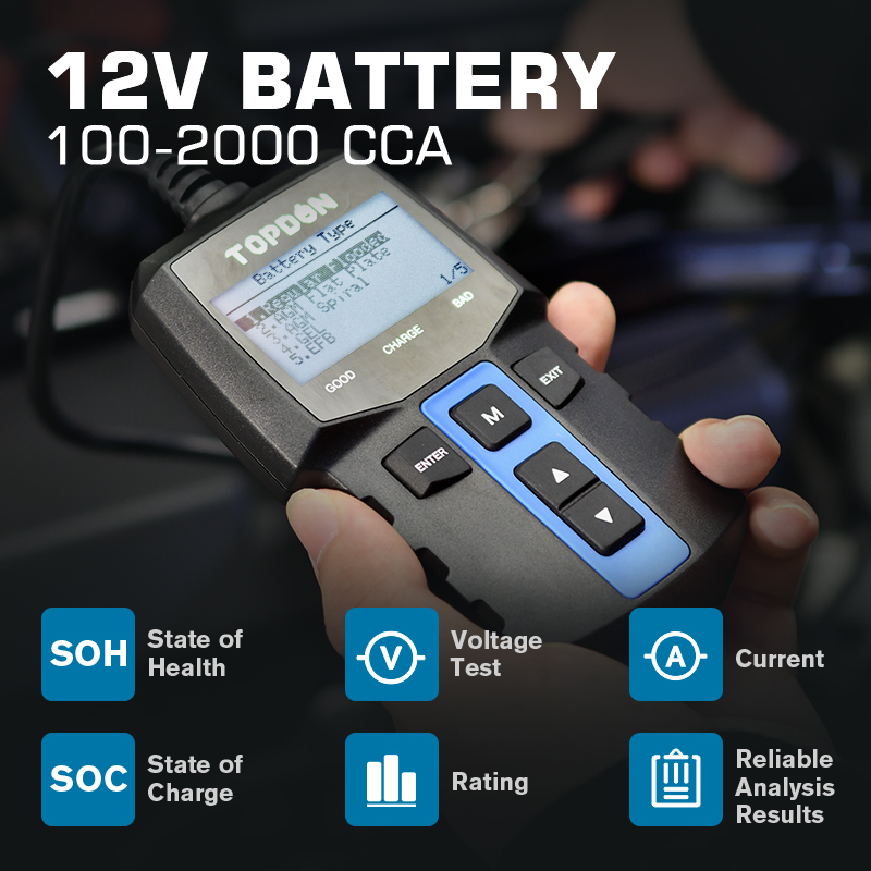TOPDON BT100 12V Car Battery T - Topdon Tc001 Thermal Camera review and price