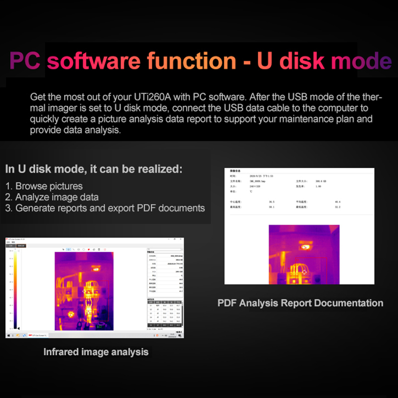 UNI-T UTI260B UTI260A Thermal  - Thermal Imaging Camera 256X192 review and price
