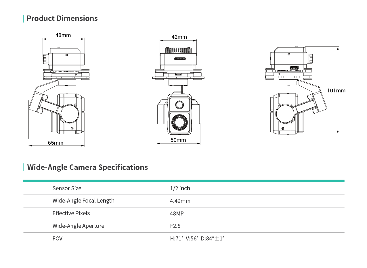 HEQUAV K8T-V3 Dual-Sensor Dron - Thermal Imager Drone Gimbal review and price
