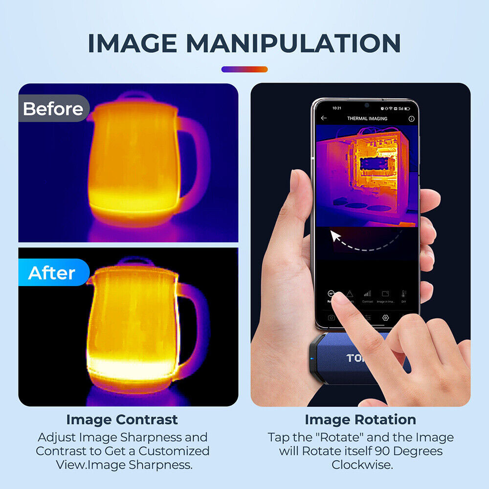 TOPDON TC001 Thermal Imaging C - Thermal Imaging Camera 256X192 review and price