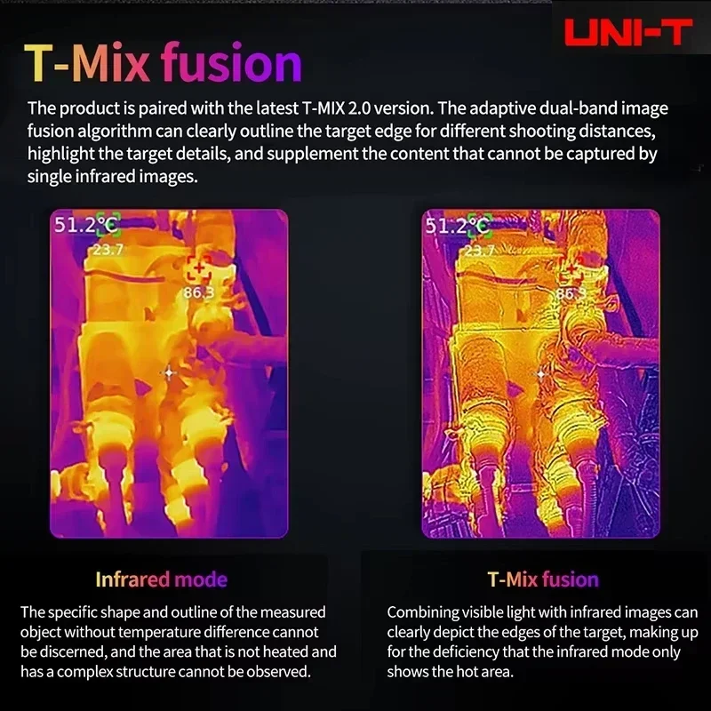 UNI-T UTI260B+ UTI165B+ Handhe - Nf 521 Thermal Imaging Camera review and price