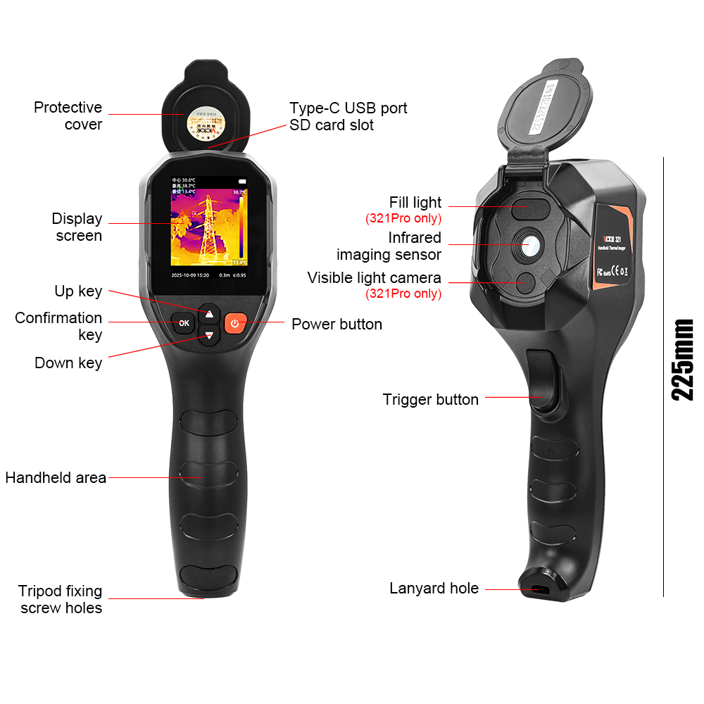 VICTOR 31 Handheid Infrared Th - Nf 521 Thermal Imaging Camera review and price