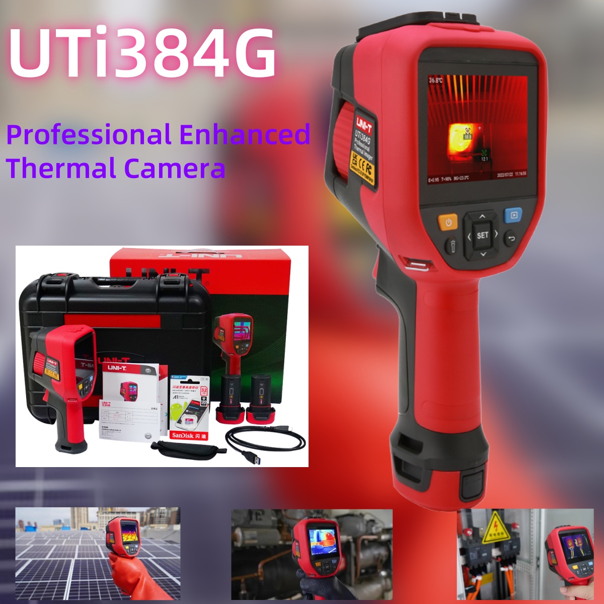 UNI-T UTi384G Professional The - Thermal Camera Type C 384X288 review and price
