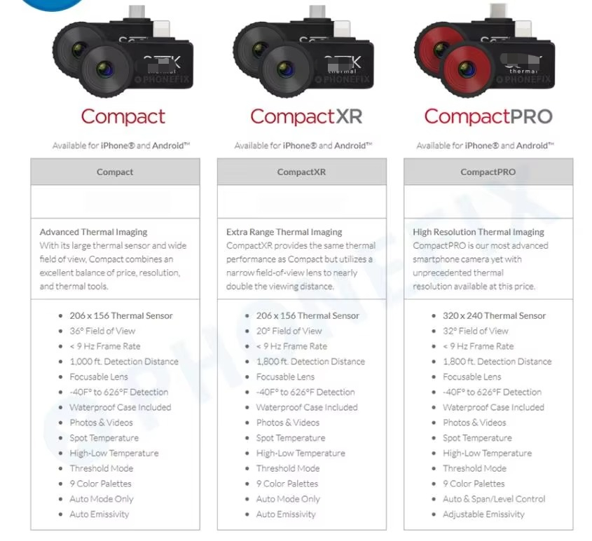 For Seek Thermal Imaging Camer - Seek Compact Pro Android review and price