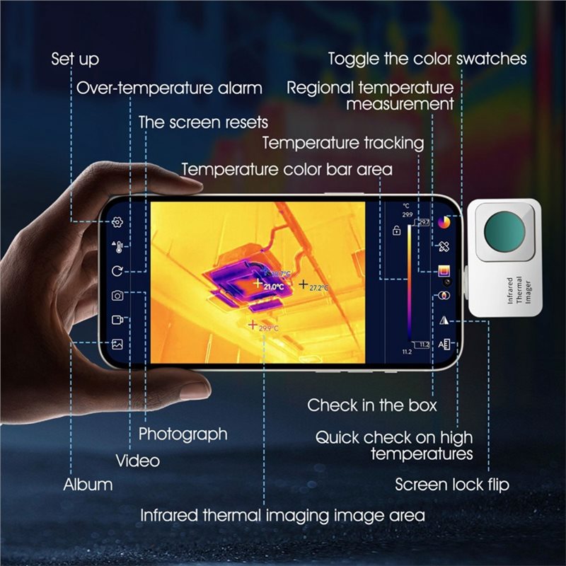 ABKP-Thermal Imaging Camera Fo - Thermal Imaging Camera 256X192 review and price