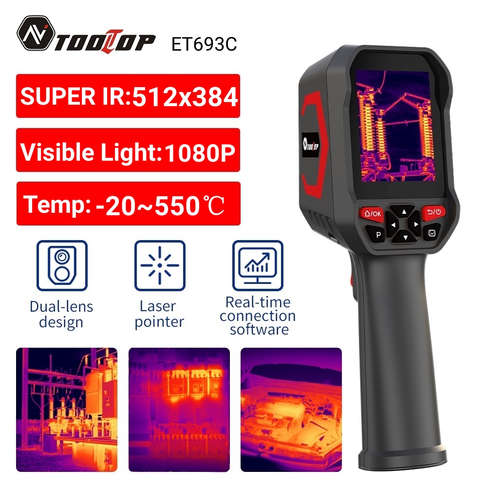 TOOLTOP ET693C Super IR 512x38 - Nf 521 Thermal Imaging Camera review and price