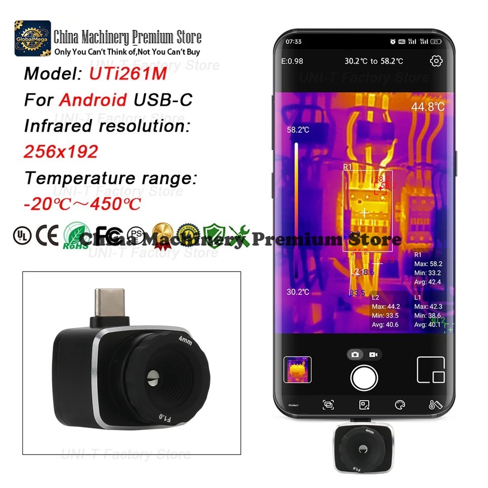 UNI-T Infrared Thermal Imaging - Thermal Imaging Camera 256X192 review and price