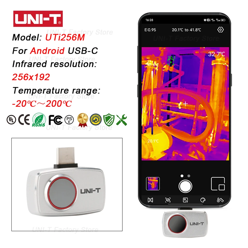 UNI-T Infrared Thermal Imaging - Thermal Imaging Camera 256X192 review and price