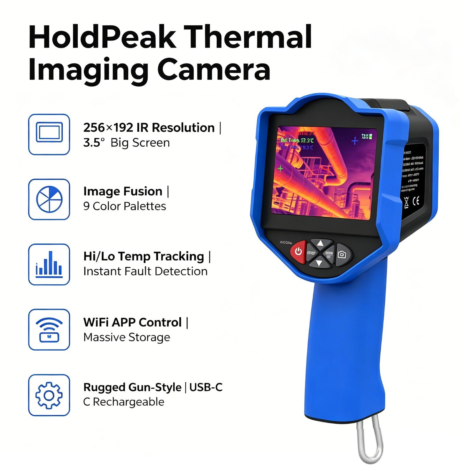 HoldPeak Thermal Imaging Camer - Thermal Imaging Camera 256X192 review and price