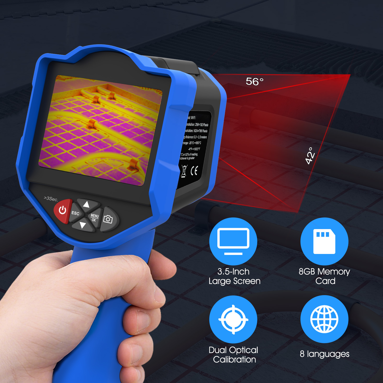 HoldPeak Thermal Imaging Camer - Thermal Imaging Camera 256X192 review and price